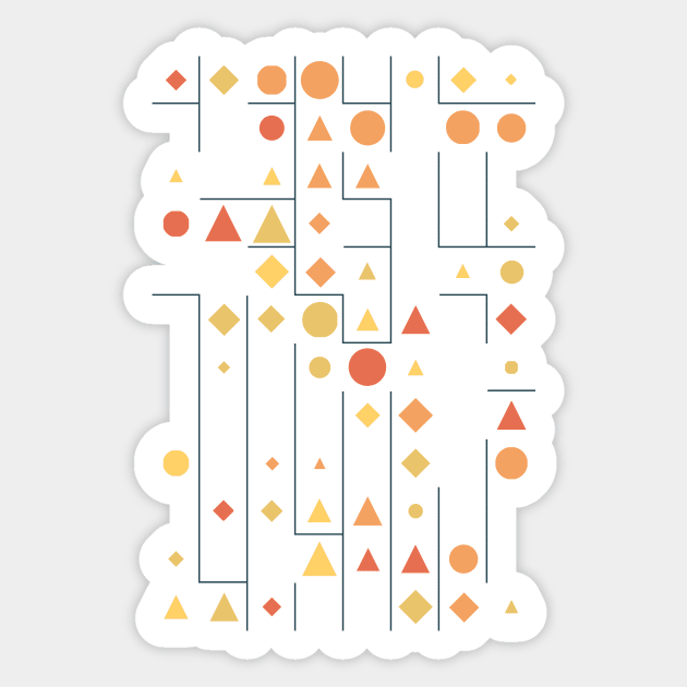 Amazing Geometric Animated Pattern #8 Sticker by Trendy-Now